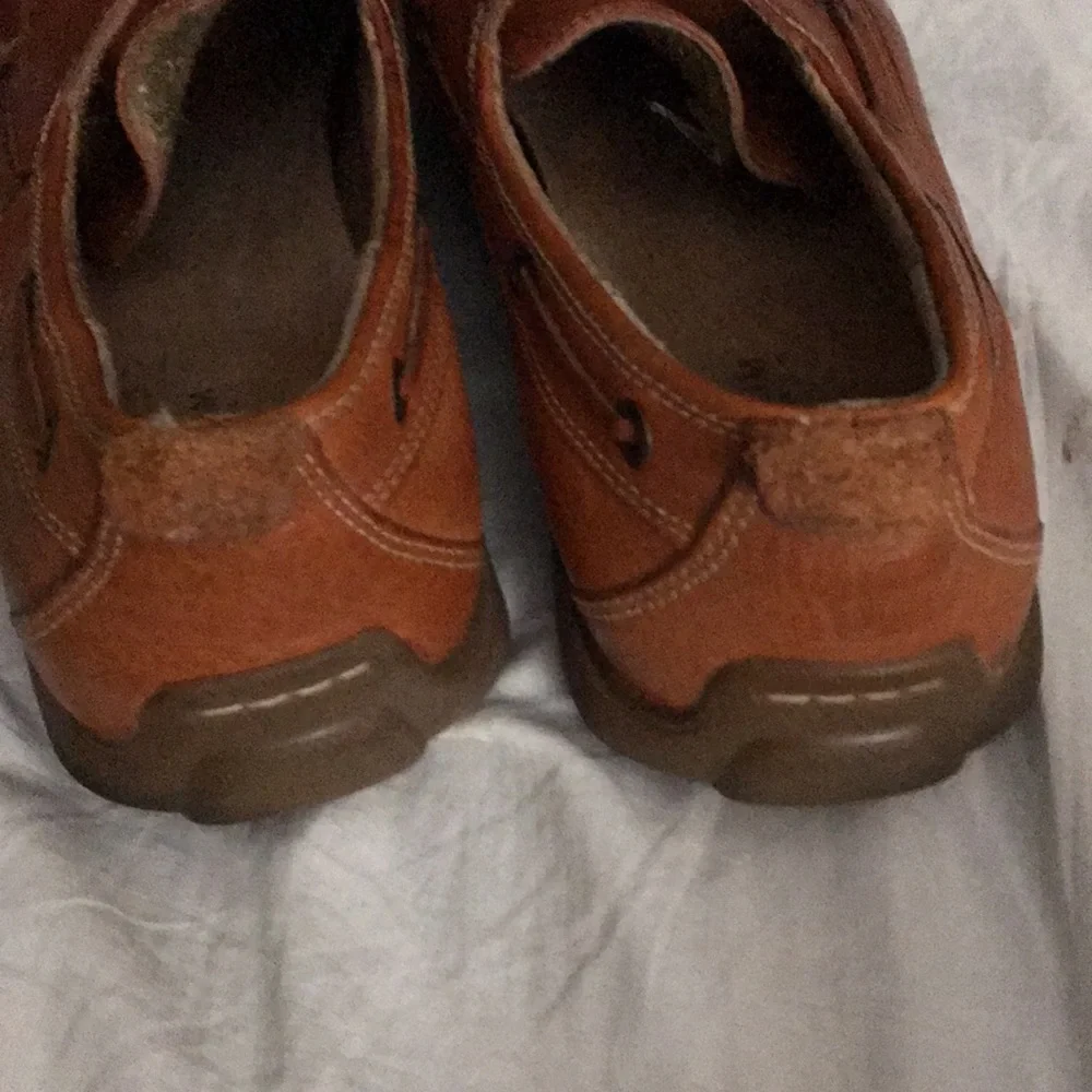 Florsheim Mens Driving Moccasins Shoe Sz 11 Golden Brown EUC